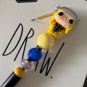 Marvel handmade beaded pen: Thor